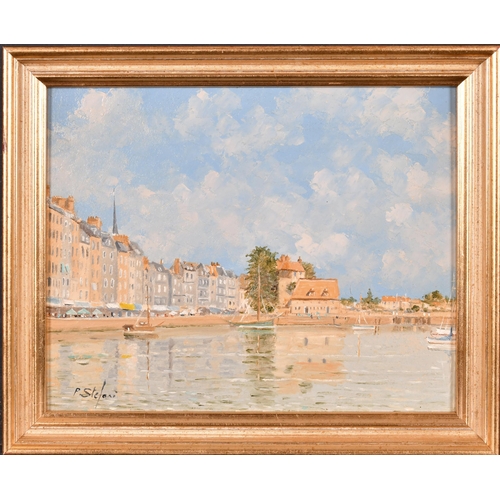 275 - Pierre Stefani (1938-) French. 'Honfleur', Oil on board, Signed, 8.5