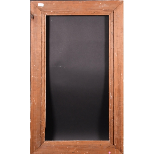 313 - 20th Century French School. A Painted Carved Wood Frame, with a white slip, rebate 36