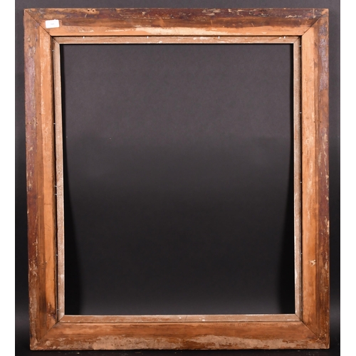 319 - 19th Century English School. A Cushioned Wooden Frame, with a gilt slip, rebate 32.5