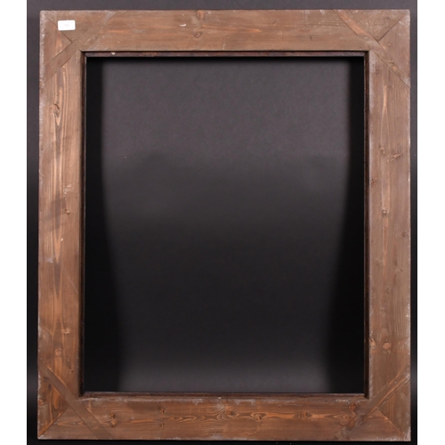 322 - 20th-21st Century English School. A Black Painted Hollow Frame, with silver inner and outer edges, r... 