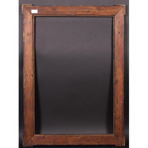 323 - 19th Century English School. A Black Painted Frame, with gilt corners and inner edges, rebate 30.5