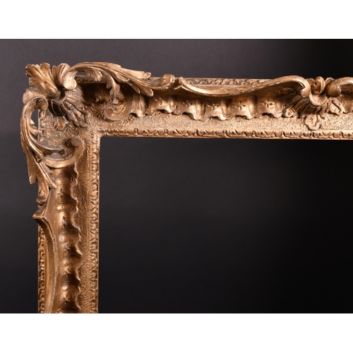 325 - 18th Century English School. A Fine Carved Giltwood Frame, with swept and pierced centres and corner... 