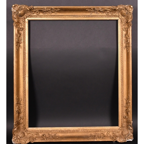 326 - Early 19th Century English School. A Gilt Composition Frame, with swept corners, rebate 30