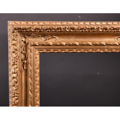 333 - Late 19th Century European School. A Carved Giltwood Frame, rebate 29.75