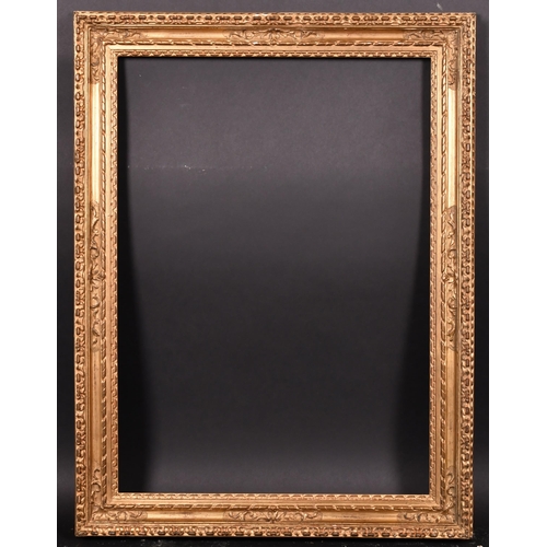 333 - Late 19th Century European School. A Carved Giltwood Frame, rebate 29.75