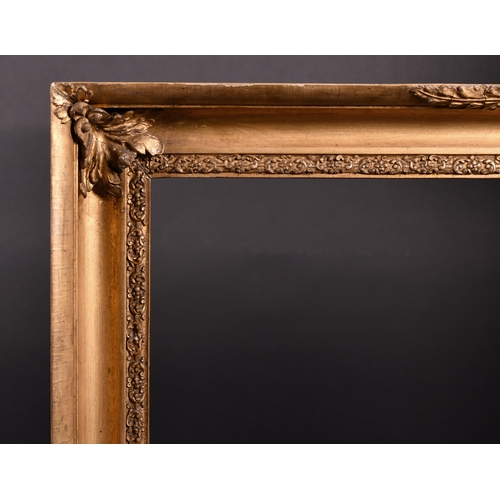 335 - Early 19th Century English School. A Gilt Composition Hollow Frame, with composition corner decorati... 