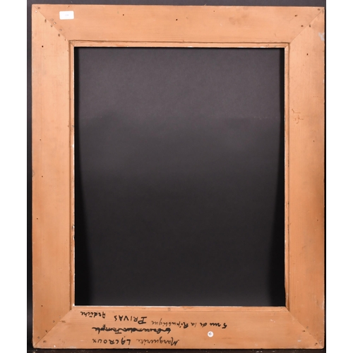 339 - 20th Century French School. A Painted Wooden Frame, with a white sight edge, rebate 28.5