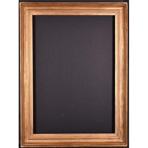 345 - 19th Century English School. A Hollow Gilt Composition Frame rebate 26.5