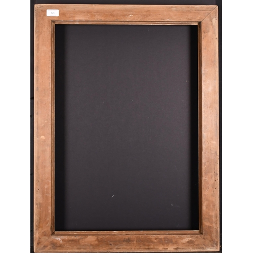 345 - 19th Century English School. A Hollow Gilt Composition Frame rebate 26.5