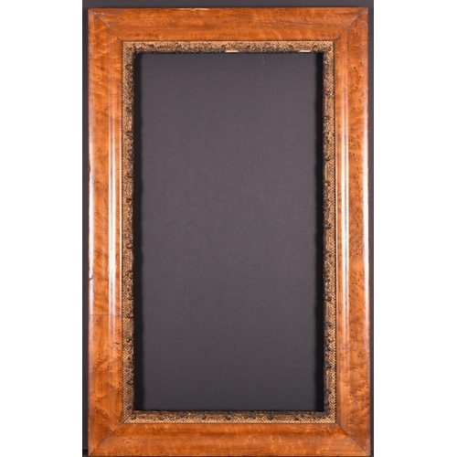 351 - 19th Century English School. A Maple Frame, with a gilt slip, rebate 26