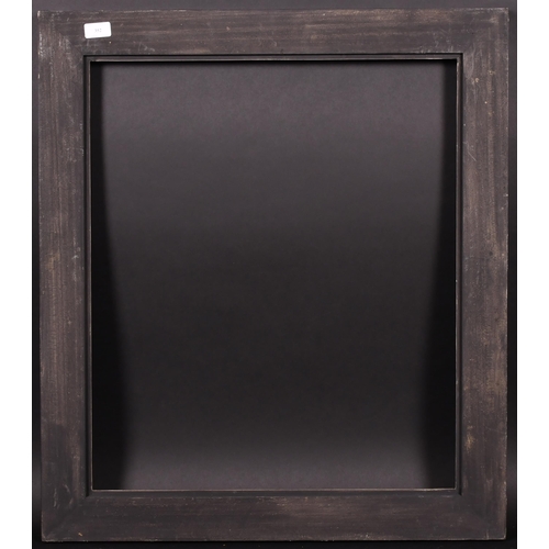 352 - 20th-21st Century English School. A Black Painted Frame, with silver inner and outer edges, rebate 2... 