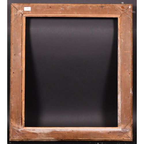 354 - 19th Century French School. A Gilt Composition Frame, with swept corners, rebate 25.5