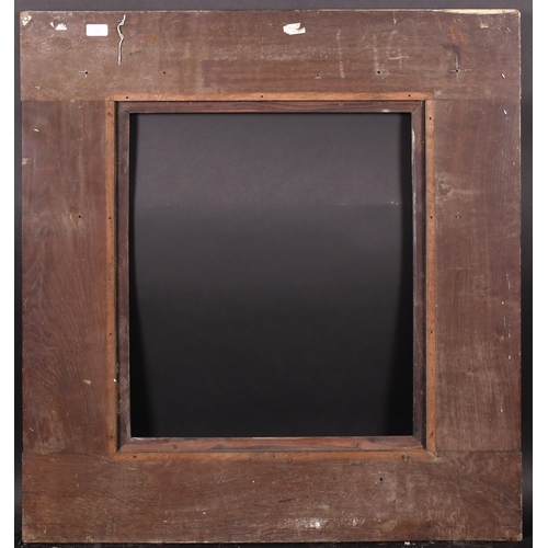 356 - 20th Century English School. A Black Painted Wooden Frame, rebate 25.5