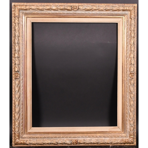 357 - 20th Century French School. A Louis Style Gilt Composition Frame, with a fabric slip, rebate 25.5