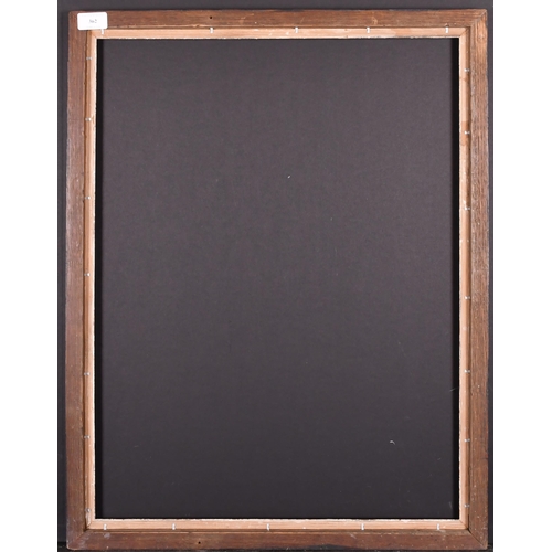 362 - Early 20th Century English School. A Black Painted Frame, with a gilt slip, rebate 25