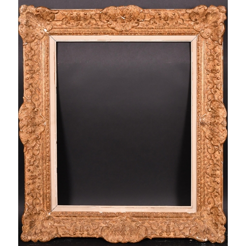 367 - Early 20th Century French School. A Painted Louis Style Composition Frame, with swept centres and co... 