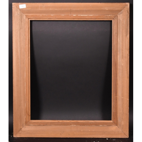 370 - 20th Century European School. A Gilt and Painted Frame, with a fabric slip, rebate 24