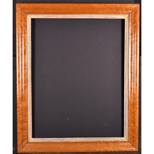 371 - 19th Century English School. A Maple Frame, with a gilt slip, rebate 24