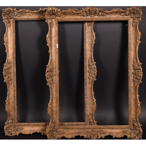 372 - 20th Century English School. A Pair of Gilt Composition Frames, with swept and pierced centres and c... 