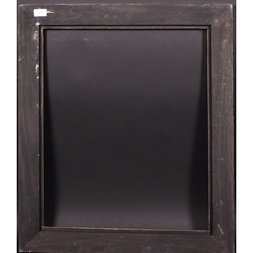 375 - 20th-21st Century English School. A Black Painted Frame, with gilt inner and outer edges, rebate 23.... 