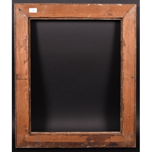 381 - 19th Century English School. A Carved Giltwood Hollow Frame, rebate 23