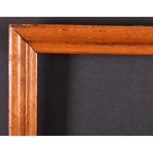 396 - 19th Century English School. A Maple Frame, rebate 20.25