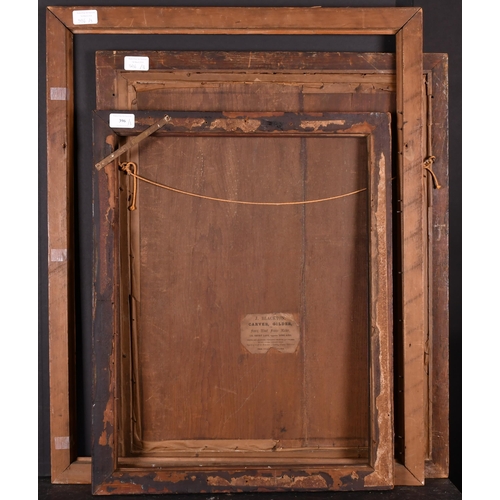 396 - 19th Century English School. A Maple Frame, rebate 20.25