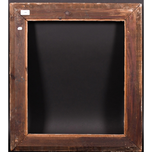 398 - 20th Century French School. A Painted Carved Wood Frame, with swept centres and corners, rebate 20