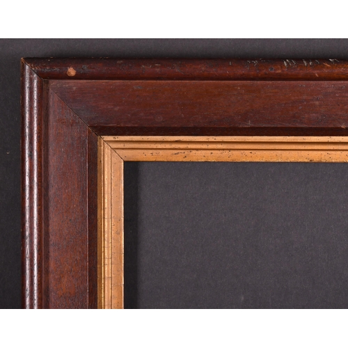 399 - Early 20th Century English School. A Wooden Frame, with a gilt slip, rebate 20