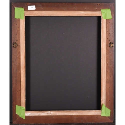 399 - Early 20th Century English School. A Wooden Frame, with a gilt slip, rebate 20