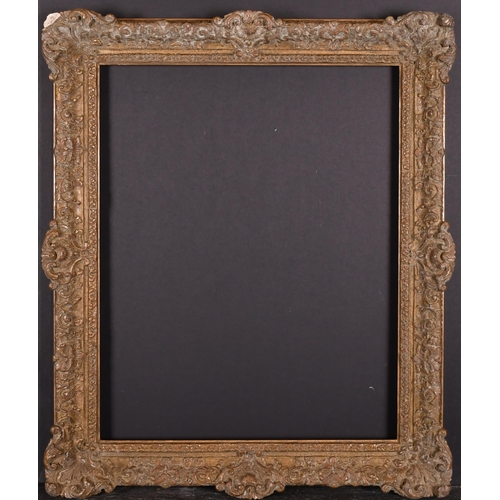 400 - 20th Century English School. A Gilt Composition Frame, with swept centres and corners, rebate 20