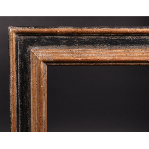 401 - 20th-21st Century English School. A Black Painted Frame, with gilt inner and outer edges, rebate 20