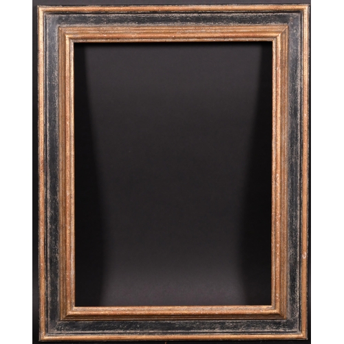 401 - 20th-21st Century English School. A Black Painted Frame, with gilt inner and outer edges, rebate 20