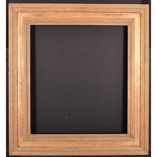 402 - 20th Century English School. A Ribbed and Plate Composition Frame, rebate 19.75