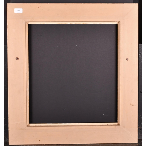 402 - 20th Century English School. A Ribbed and Plate Composition Frame, rebate 19.75