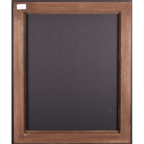 403 - 20th-21st Century English School. A Black Painted Frame, with gilt inner and outer edges, rebate 19.... 