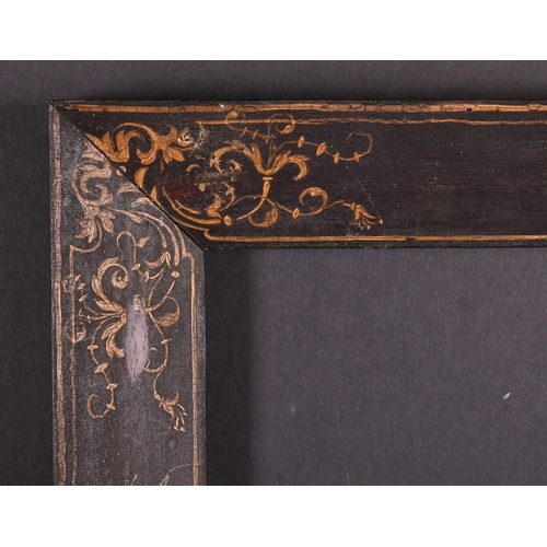 410 - Early 19th Century English School. A Black Frame, with gilt painted decoration, rebate 19.5