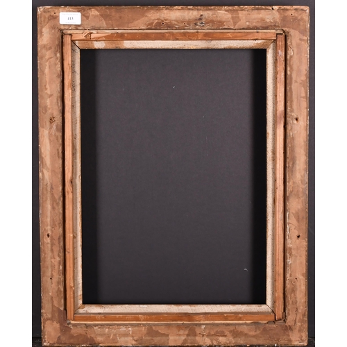 413 - Early 19th Century English School. A Carved Giltwood Frame, rebate 19.25