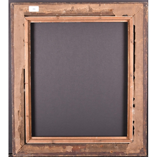 416 - 19th Century English School. A Gilt Composition Frame, rebate 18.5