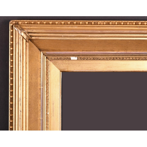 419 - 19th Century English School. A Gilt Composition Frame, with inset mirror glass, rebate 18