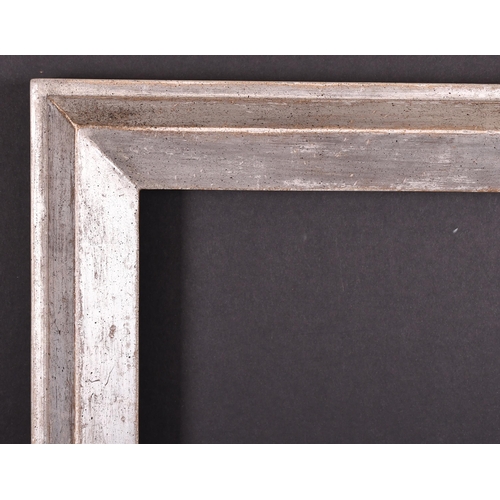 424 - 20th-21st Century English School. A Silver Painted Frame, rebate 17.75