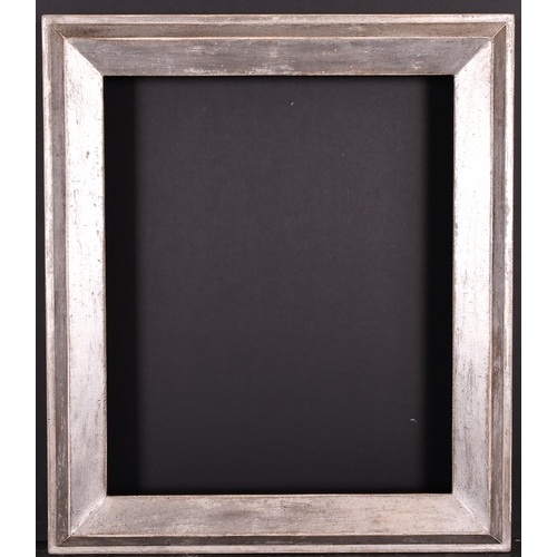 424 - 20th-21st Century English School. A Silver Painted Frame, rebate 17.75