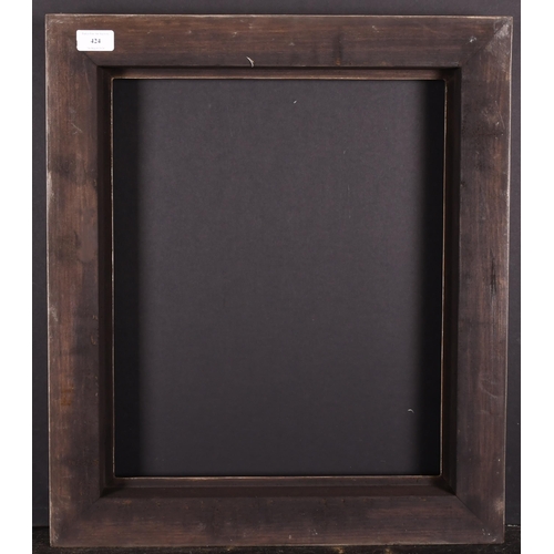 424 - 20th-21st Century English School. A Silver Painted Frame, rebate 17.75