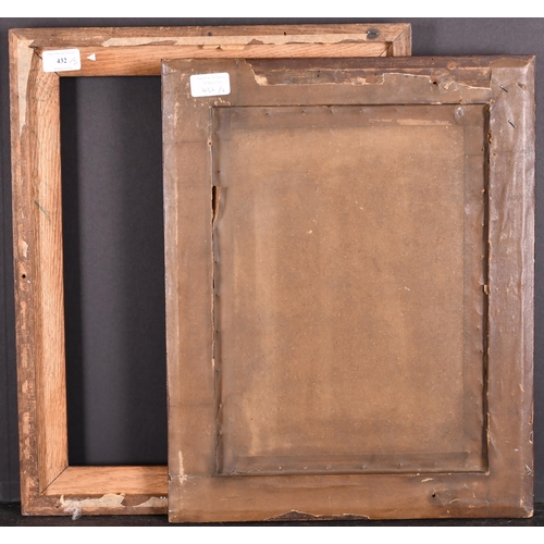 432 - Early 20th Century English School. A Wooden Frame, rebate 16.5