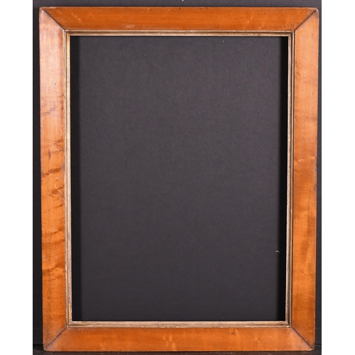 436 - 19th Century English School. A Maple Frame, with a gilt slip, rebate 16