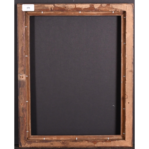 436 - 19th Century English School. A Maple Frame, with a gilt slip, rebate 16