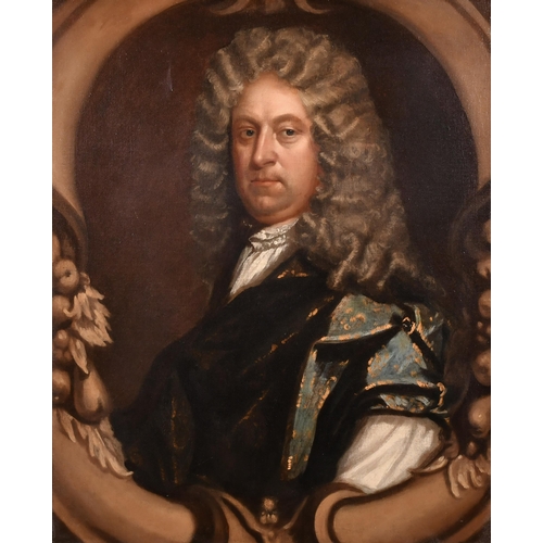 44 - Manner of John Riley (1646-1691) British. Portrait of a Gentleman, thought to be Sir Hans Sloane (16... 