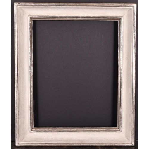 441 - Early 20th Century English School. A Painted Frame, with silver inner and outer edges, rebate 15.5