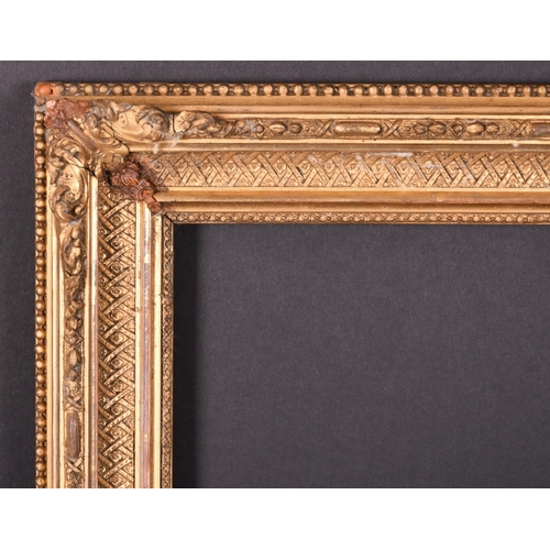 445 - 19th Century English School. A Gilt Composition Frame, rebate 14.75