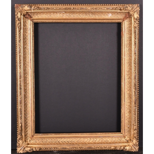 445 - 19th Century English School. A Gilt Composition Frame, rebate 14.75